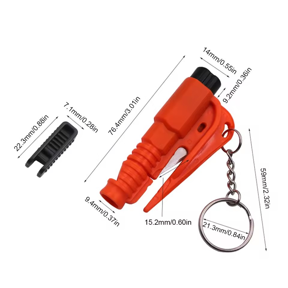 Safety Hammer Car Escape Tool  - Rescue Rope Throw 评论和价格