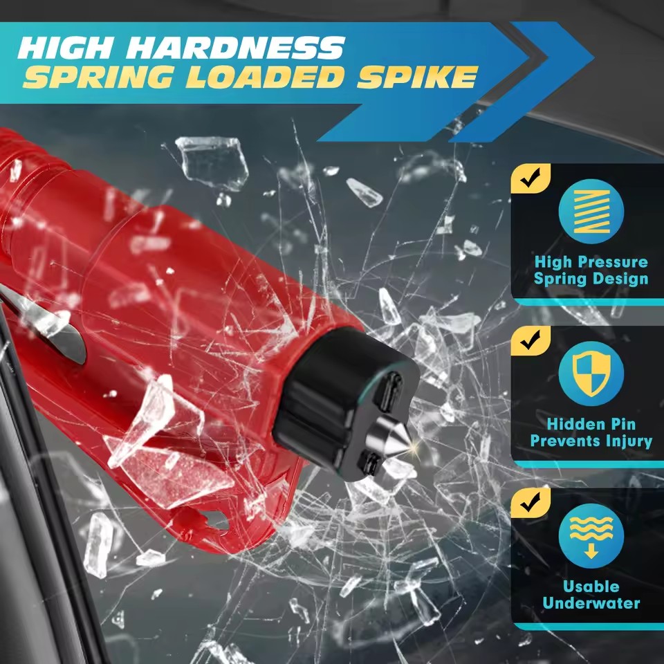 Safety Hammer Car Escape Tool  - Rescue Rope Throw 评论和价格