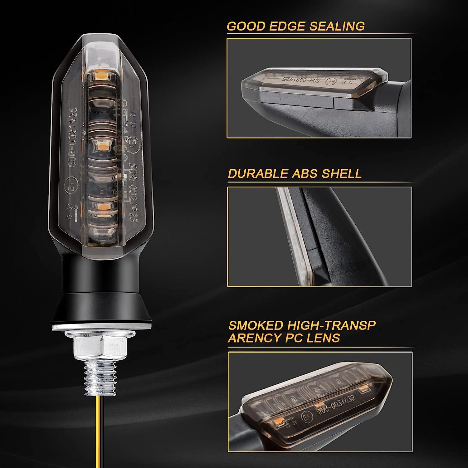 2/4 PCS 8mm Mini Motorcycle LE - Sos Light Strobe 评论和价格