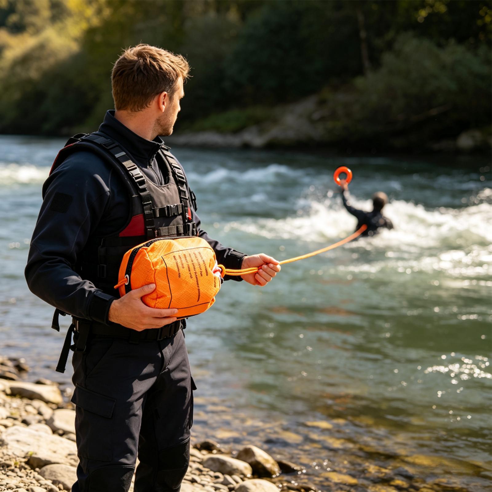 Throw Rope Bag for Boating, Re - Rescue Rope Throw 评论和价格