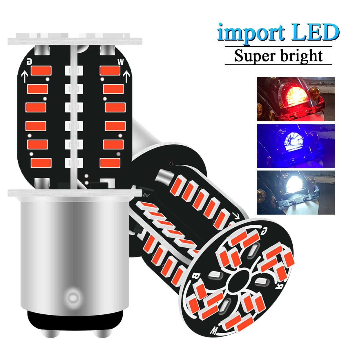 1pcs 1157 BA15D P21/5W Motorcy - Sos Light Strobe 评论和价格